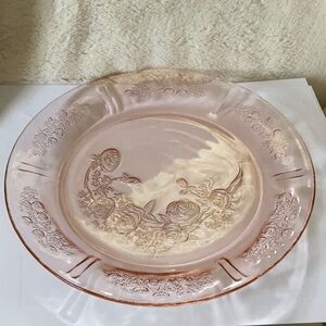 Vintage Federal Pink Depression Glass Sharon Plate